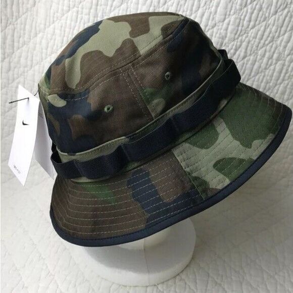 Nike FB5622-222 Dri-Fit Sz Small APEX Boonie Camo Bucket Hat Adult Unisex - Picture 9 of 10